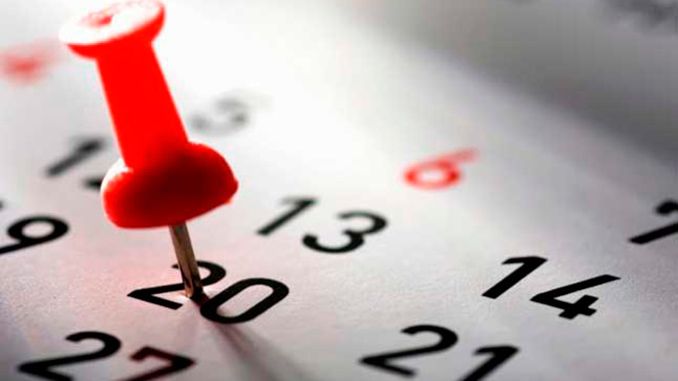 Conoce el calendario laboral de este año 2018