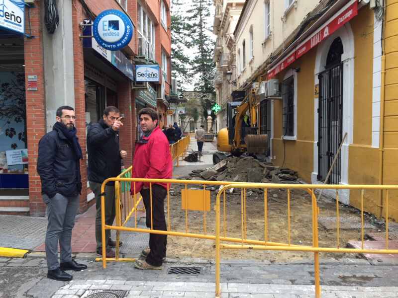 Reanudadas las obras en el último tramo de la calle Doctor Villar con un plazo de ejecución de mes y medio