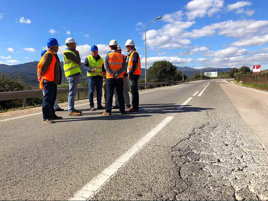 Comienzan las obras de estabilización de la carretera de acceso Este de Los Barrios