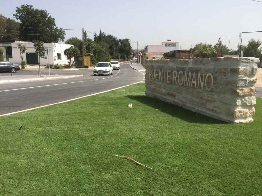 Abierta al tráfico la travesía de Puente Romano tras las últimas obras