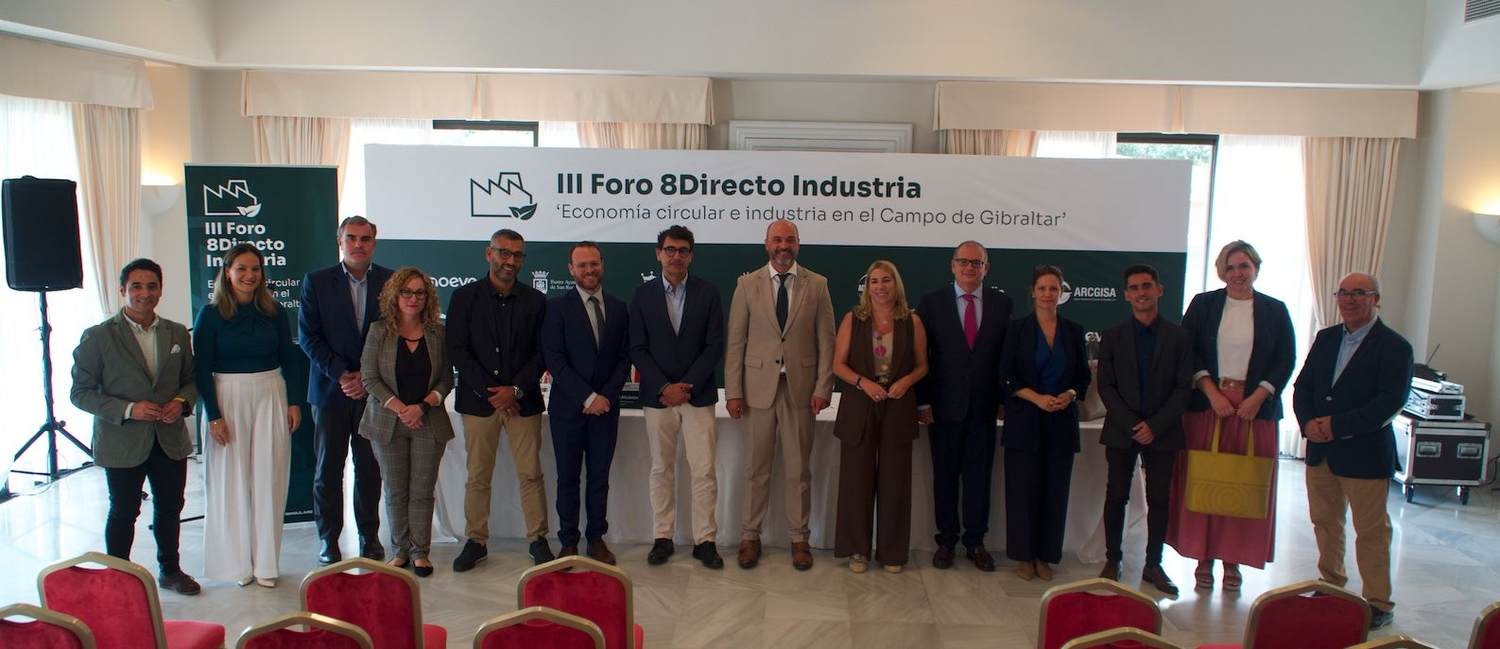 El III Foro 8Directo Industria analiza los retos de la economía circular en el Campo de Gibraltar
