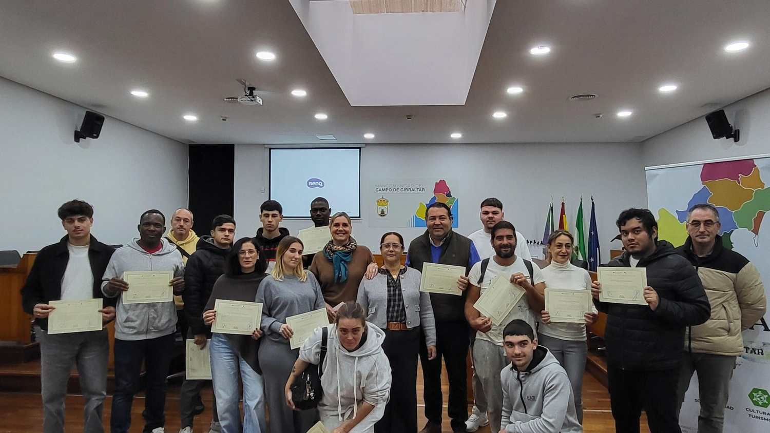 Mancomunidad entrega los certificados de participación del programa Innova Campo de Gibraltar 2025