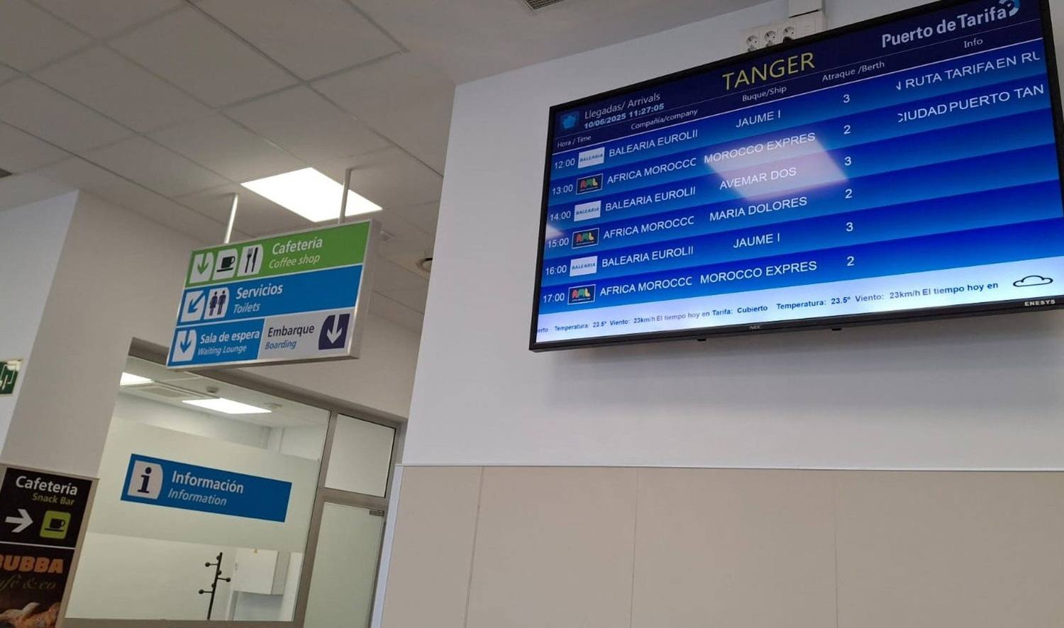 Los puertos de Algeciras y Tarifa implementan nuevos controles fronterizos en las terminales de pasajeros