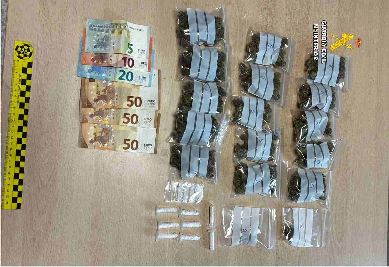 Detenido en Tarifa un ciudadano alemán con cocaína, MDMA y marihuana listas para su venta