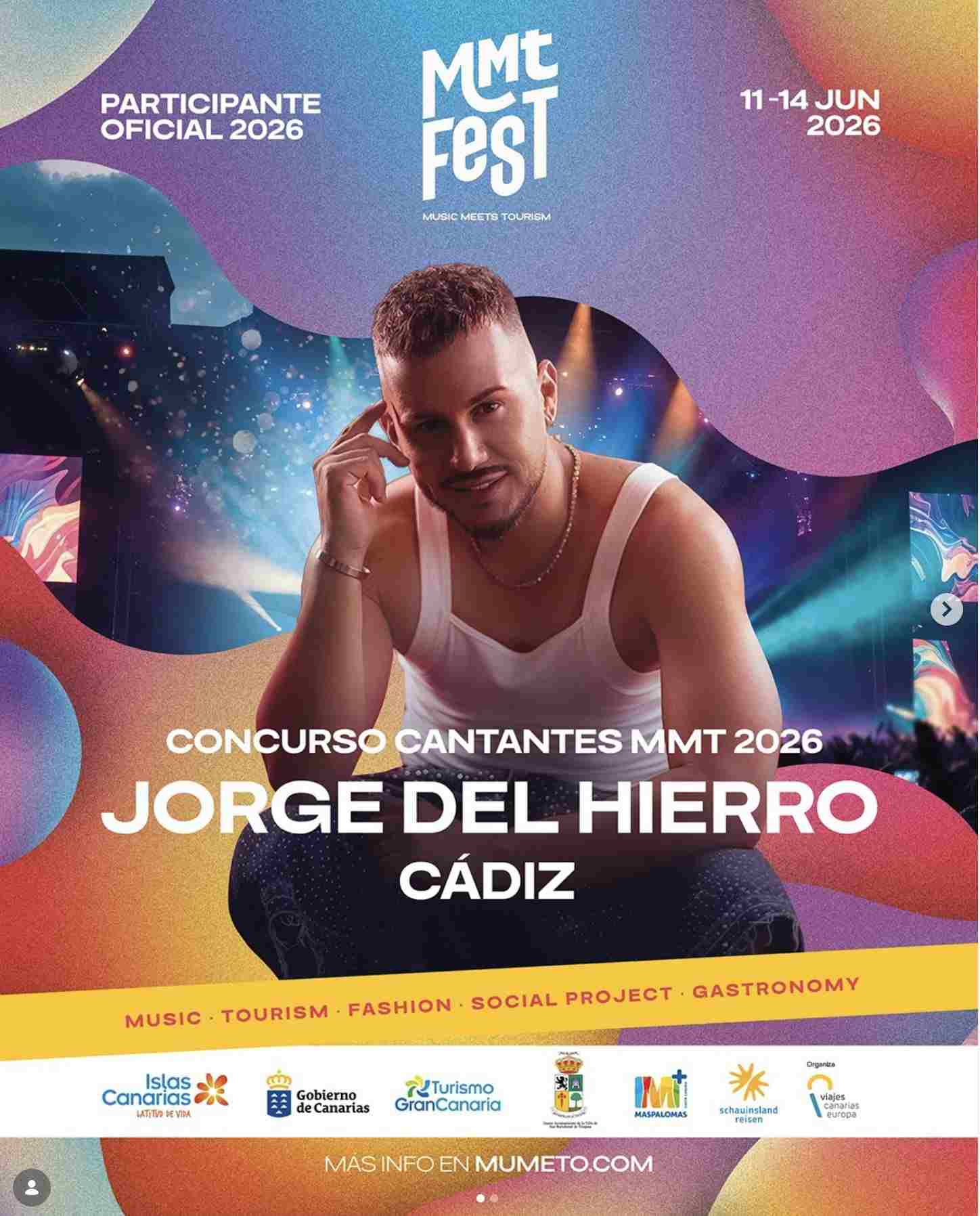 El sanroqueño Jorge del Hierro, finalista en el MMT FEST