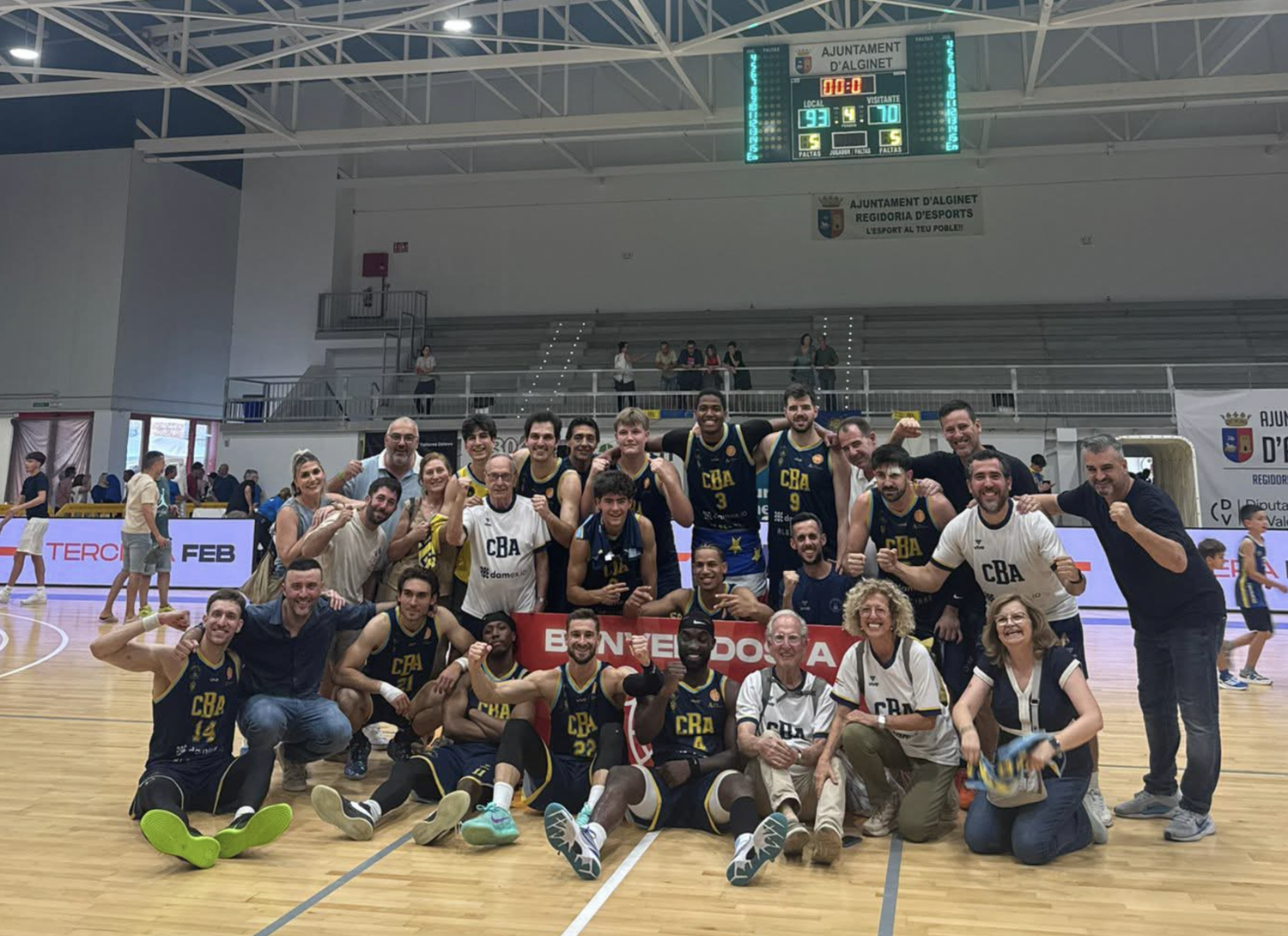 (93-70) El CB Algeciras asciende a Segunda FEB tras ganar al CB Alginet