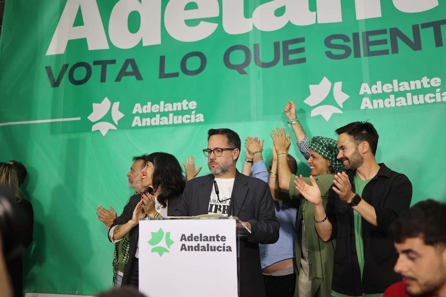 José Ignacio García: «Adelante Andalucía le ha quitado la mayoría absoluta al PP y vamos camino de echarlos»
