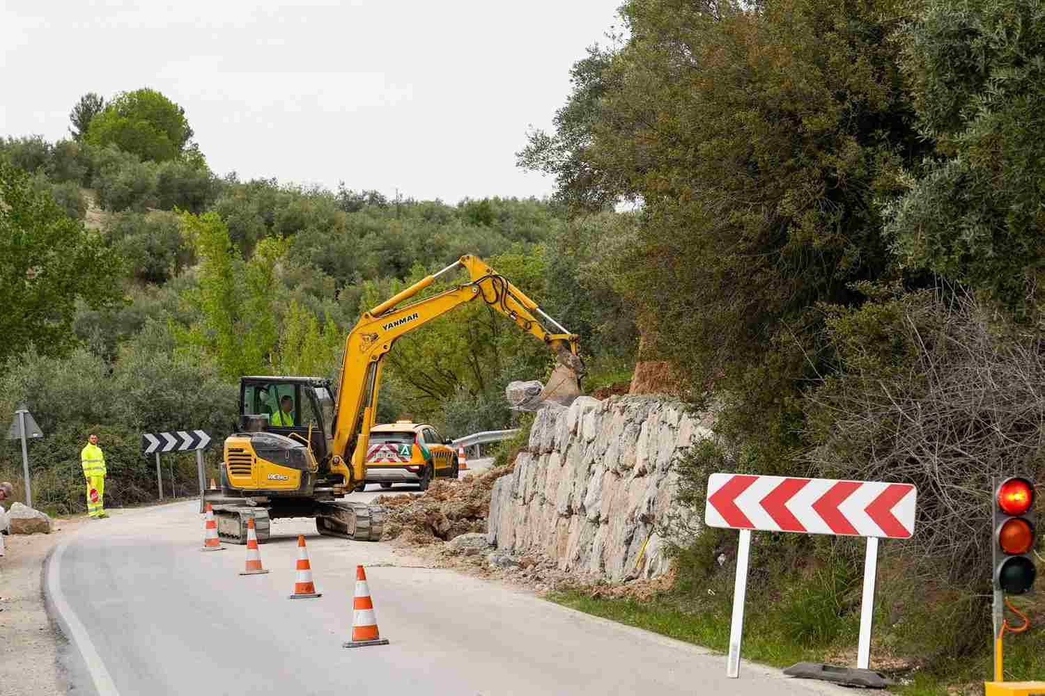 La DGT intensificará desde este lunes los controles de velocidad en carreteras andaluzas con obras