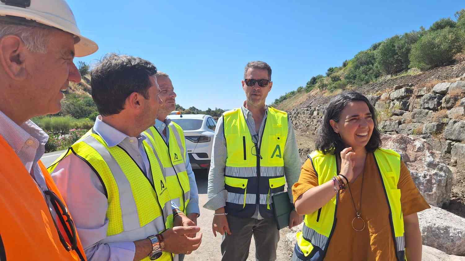Fomento ejecuta obras de emergencia en la A-381 para reparar los daños causados por las borrascas