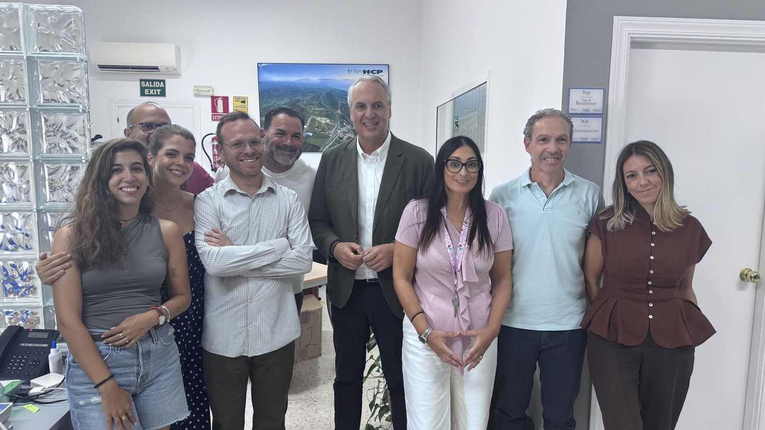 Ruiz Boix visita la sede del Grupo HCP Sotogrande tras su adquisición por Curro Espinar