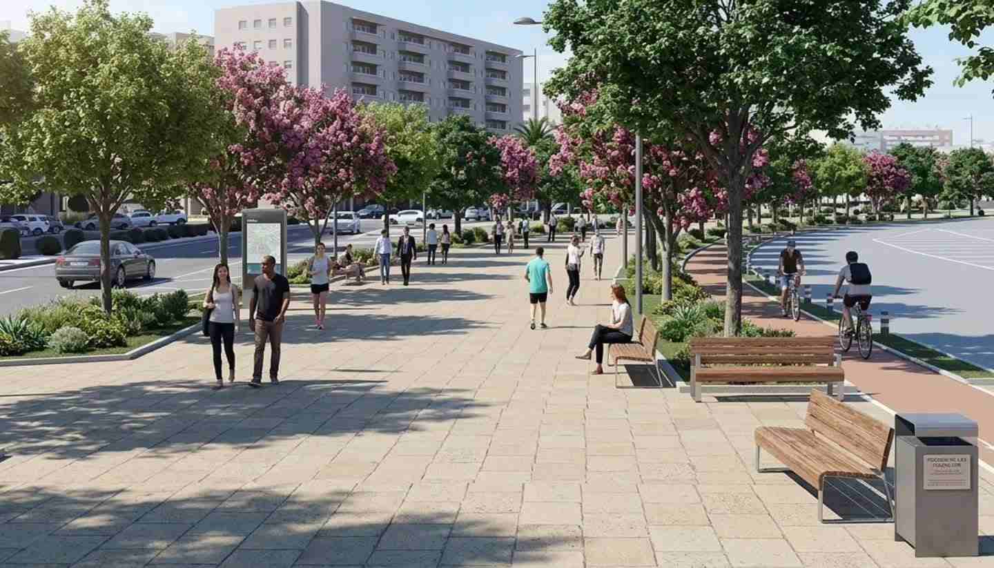 La APBA abre una parcela en el norte del Llano Amarillo ante la falta de aparcamientos por las obras