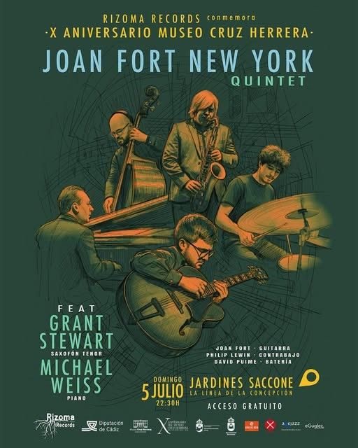 Los Jardines Saccone acogen mañana una gran noche de jazz internacional con Joan Fort New York Quintet